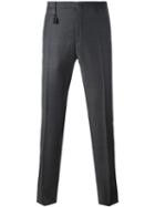 Incotex Slim Fit Trousers, Men's, Size: 46, Grey, Wool