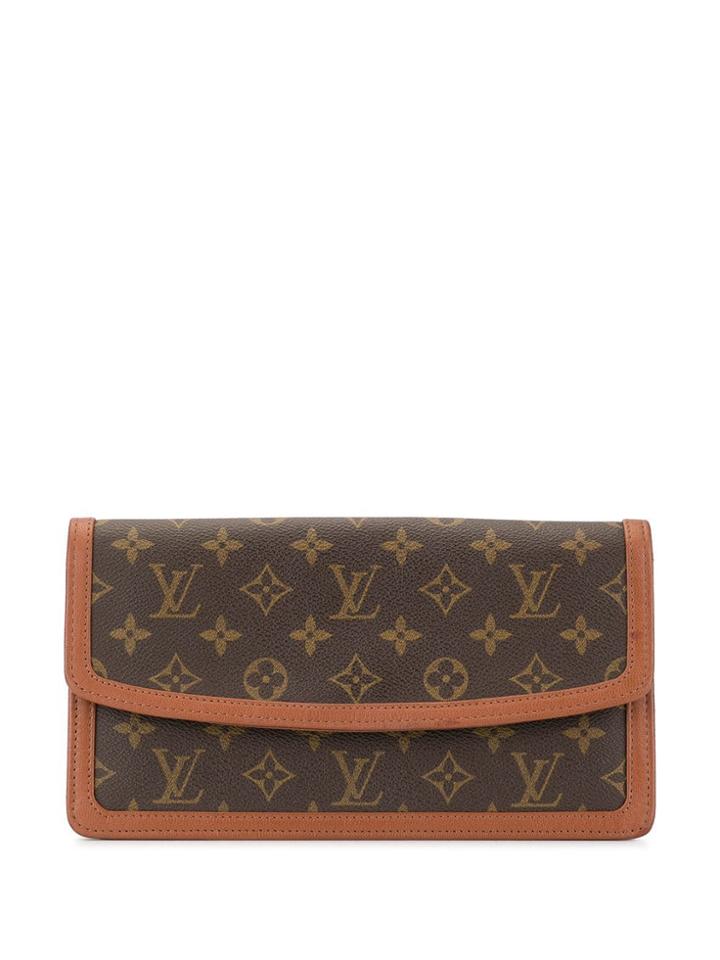 Louis Vuitton Vintage Pochette Damme Pm Clutch - Brown