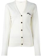 Julien David V-neck Cardigan - White