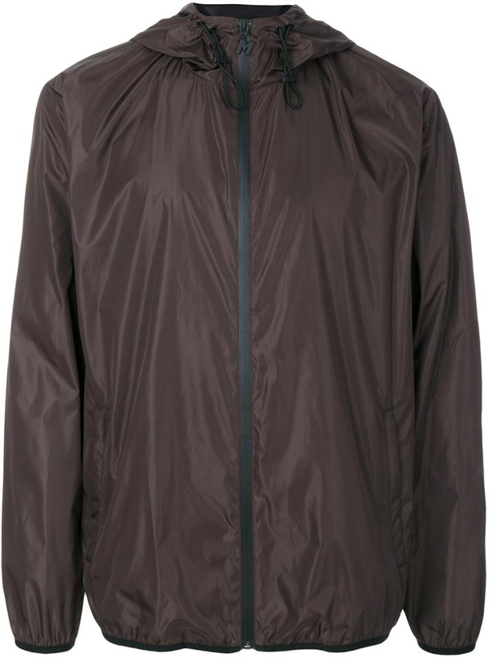 Msgm Zipped Wind Breaker - Brown