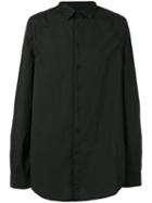 Poème Bohémien - Elongated Shirt - Men - Cotton - 50, Black, Cotton