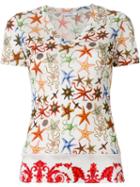 Versace Collection Sea Star Print T-shirt