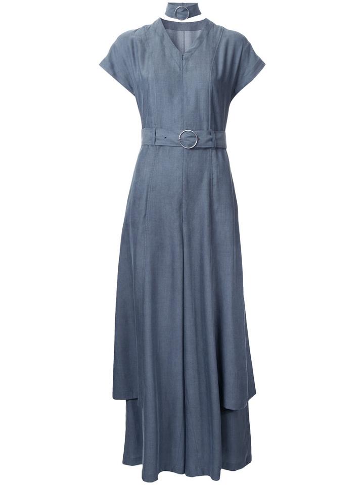 G.v.g.v. Denim Choker Jumpsuit, Women's, Size: 34, Grey, Tencel