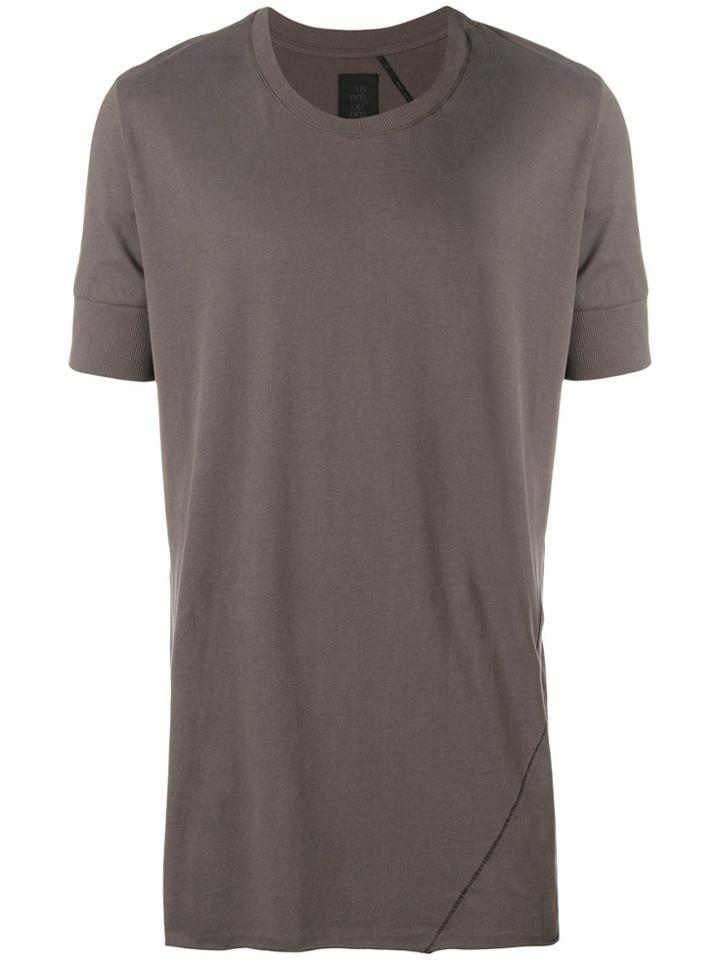 Thom Krom Raw Hem T-shirt - Grey