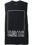 Ktz 'twtc' Mirror Writing Vest, Men's, Size: Large, Black, Cotton