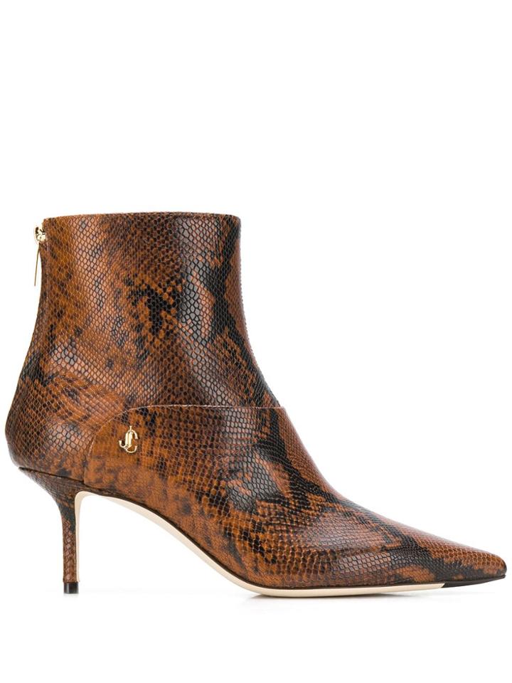 Jimmy Choo Beyla 65 Boots - Brown