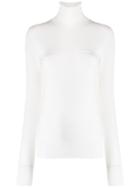Mm6 Maison Margiela Slim Fit Polo Neck - White