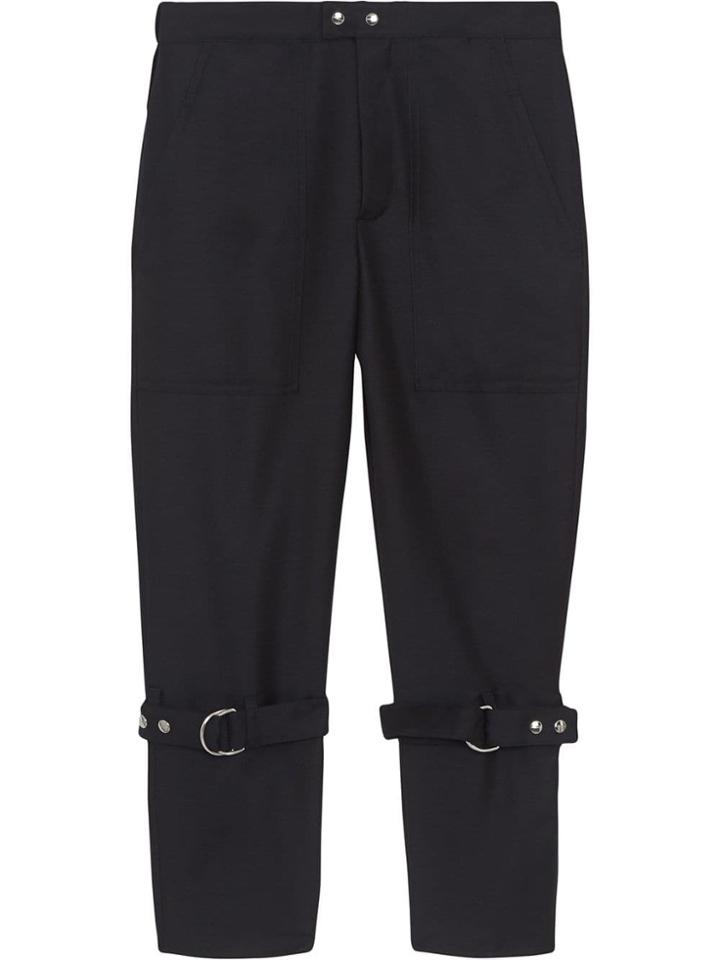 Burberry Wool Mohair Punk Trousers - Blue