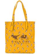 Coach Penguin Tote - Yellow & Orange