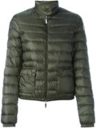 Moncler 'lans' Padded Jacket, Women's, Size: 4, Green, Feather Down/polyamide