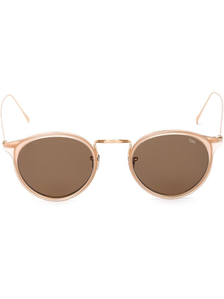 Eyevan7285 Round Frame Sunglasses - Brown
