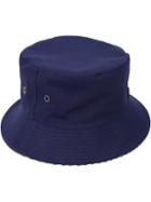 Maison Michel 'jason' Reversible Bucket Hat, Women's, Size: Small, Blue, Cotton