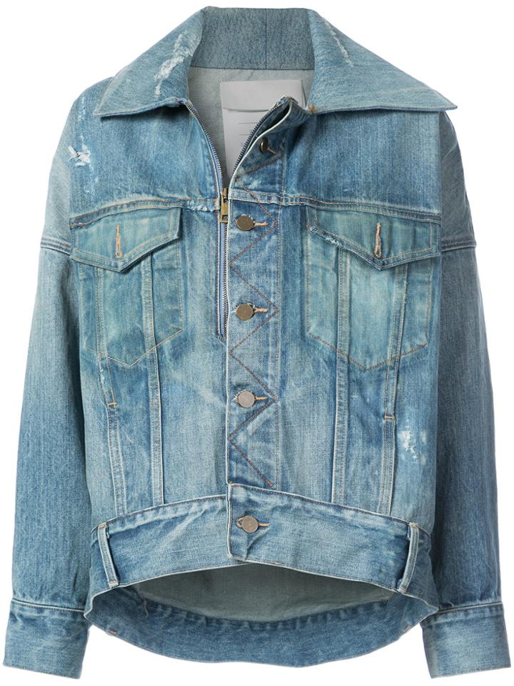 Monse Oversized Denim Jacket - Blue