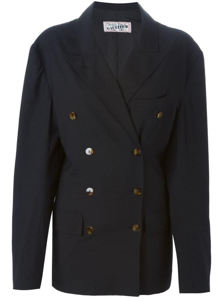 Jean Paul Gaultier Pre-owned Double Breasted Blazer - Black
