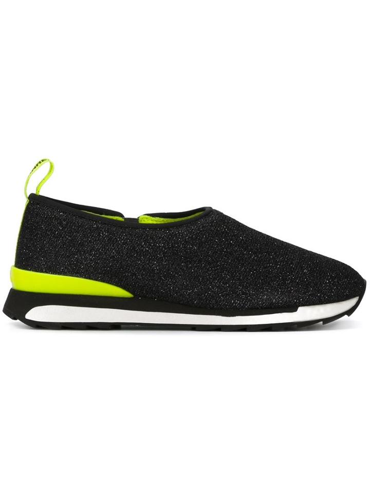 Hogan Rebel Shimmering Slip-on Sneakers
