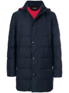 Kiton Quilted Jacket - Blue