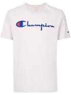 Champion Logo Embroidered T-shirt - Pink & Purple