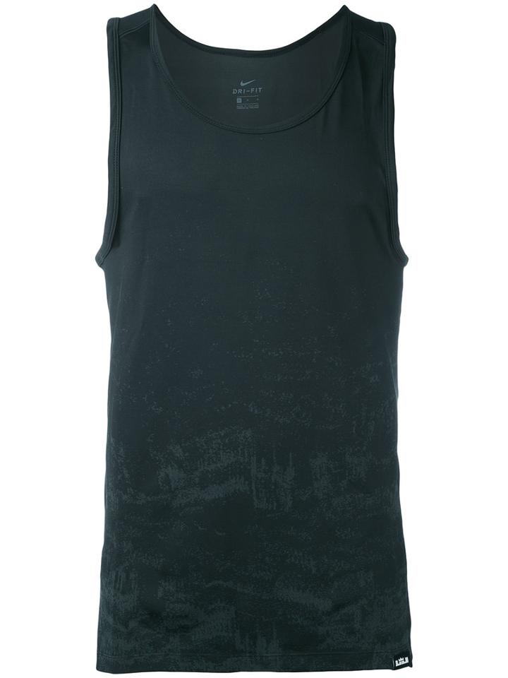 Nike - Printed Vest - Men - Polyester/spandex/elastane - Xl, Black, Polyester/spandex/elastane