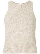 H Beauty & Youth Knitted Tank - Nude & Neutrals