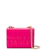 Versace Jeans Couture Logo Debossed Crossbody Bag - Pink