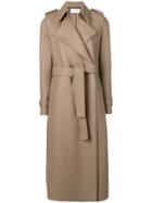 Harris Wharf London Classic Knit Trenchcoat - Brown