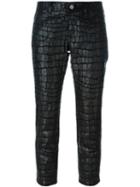 Junya Watanabe Comme Des Garçons Embossed Cropped Trousers