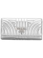 Prada Quilted Continental Wallet - Metallic