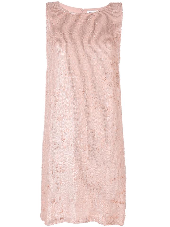 P.a.r.o.s.h. Sequin Mini Dress - Pink & Purple