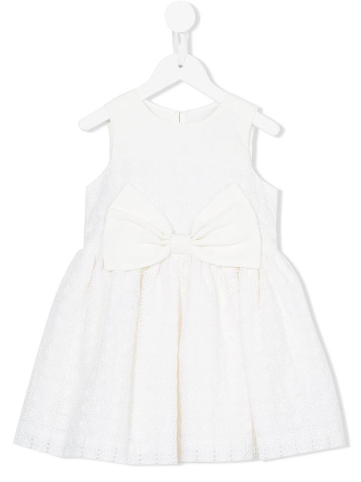 Hucklebones London - Daisy Embroidered Bodice Dress - Kids - Cotton/nylon/polyester - 10 Yrs, White