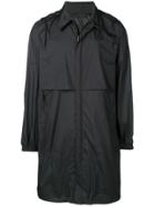 Prada Technical Light Raincoat - Black