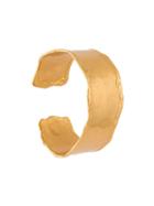 Alberta Ferretti Cuff Bracelet, Women's, Metallic, Metal Other