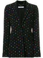 Givenchy Mini Cross Patterned Blazer - Black