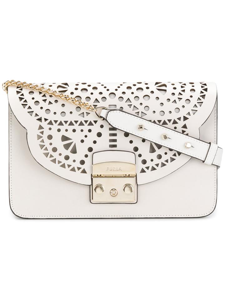 Furla Metropolis Bolero Shoulder Bag - White