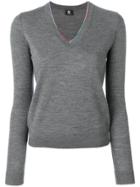 Ps By Paul Smith V-neck Jumper - Grey