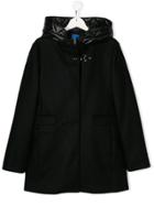 Fay Kids Duffle Coat - Black