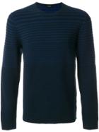 Calvin Klein Striped Jumper - Blue