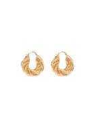 Rejina Pyo Gold Plated Twist Hoop Earrings