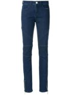 Olympiah - Denim (blue) Skinny Trousers - Women - Cotton - 36, Cotton