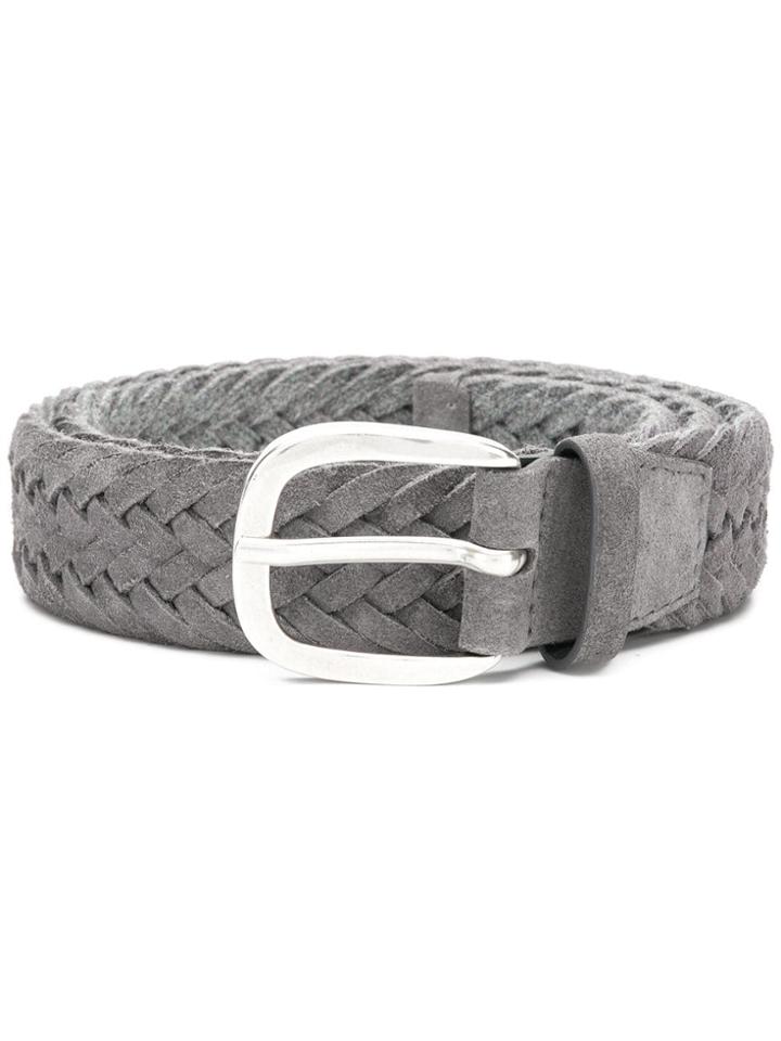 Orciani Woven Belt - Grey