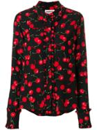 Essentiel Antwerp Cherry Print Shirt - Black