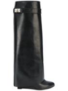 Givenchy Shark Lock Knee-high Boots - Black