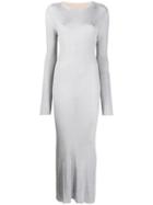 Philosophy Di Lorenzo Serafini Knitted Maxi Dress - Grey