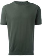 Roberto Collina - Classic T-shirt - Men - Cotton - 46, Green, Cotton