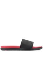 Lloyd Embossed Pool Slides - Black