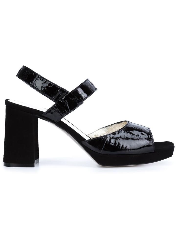 Amélie Pichard Gaby Sandals, Women's, Size: 37, Black, Patent Leather/leather