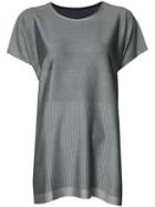 Pleats Please By Issey Miyake T-shirt Dress, Women's, Size: 3, Grey, Nylon/polyester/polyurethane