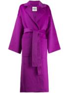 Essentiel Antwerp Truffle Belted Coat - Purple