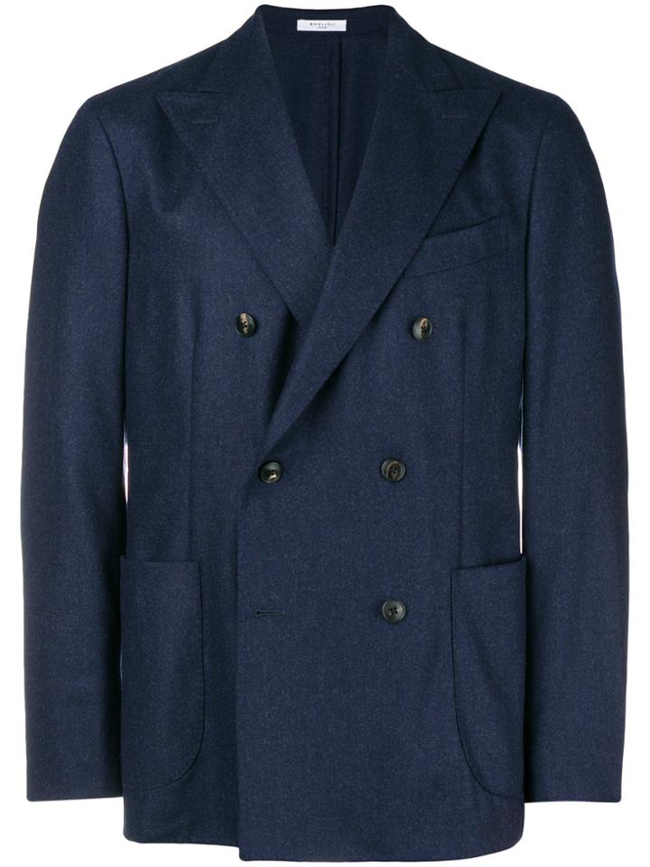 Boglioli Classic Double-breasted Jacket - Blue