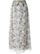Armani Collezioni Printed Layer Skirt