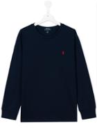 Ralph Lauren Kids Crew Neck Sweatshirt, Boy's, Size: 14 Yrs, Blue